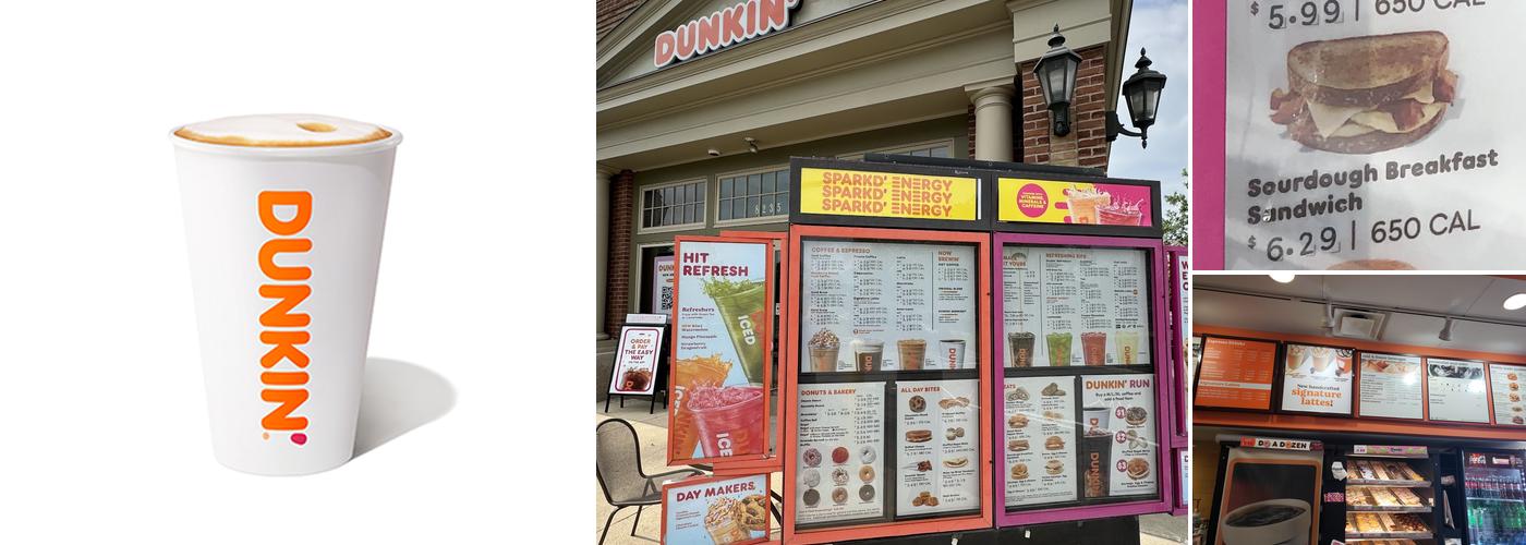 Dunkin' Menu