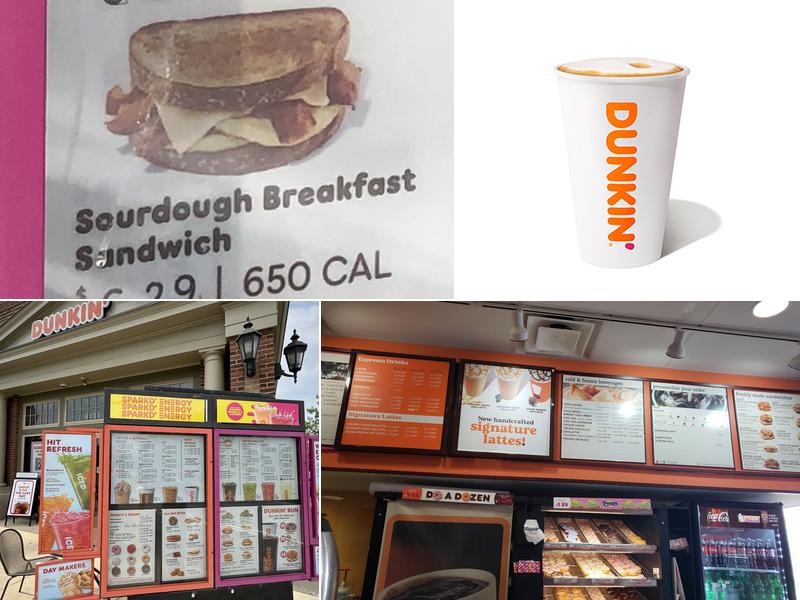 Dunkin' Menu