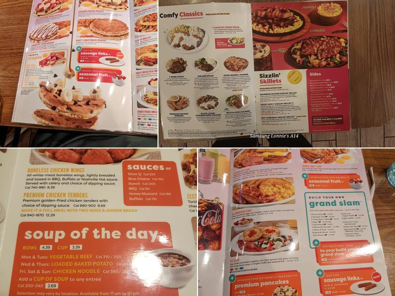 Denny's Menu