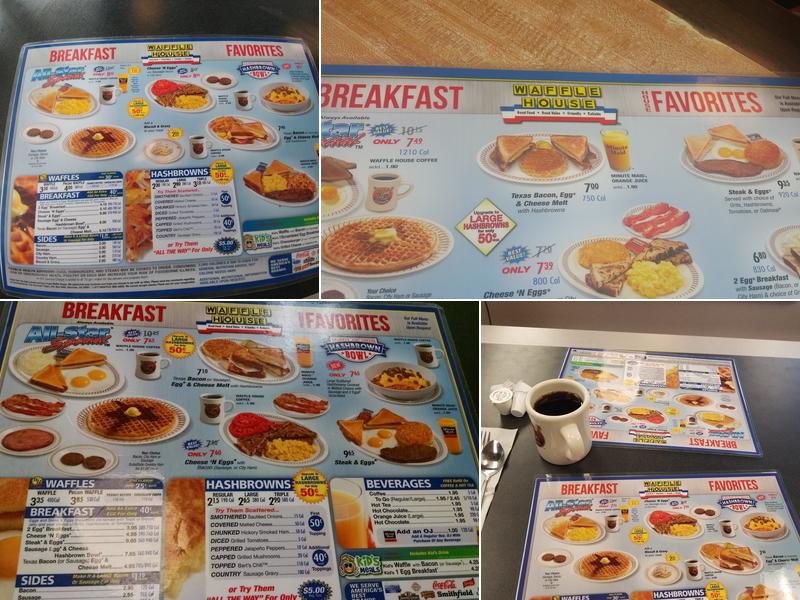 Waffle House Menu