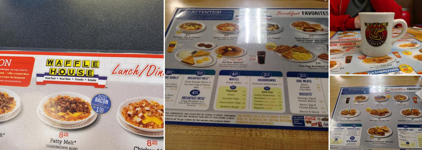 Waffle House Menu
