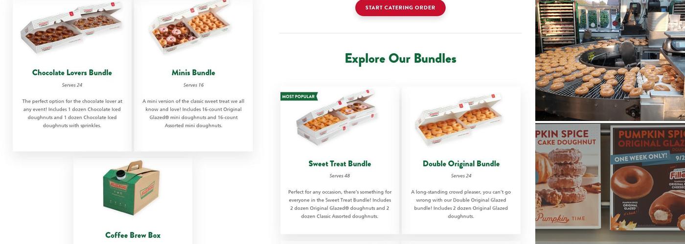 Krispy Kreme Menu