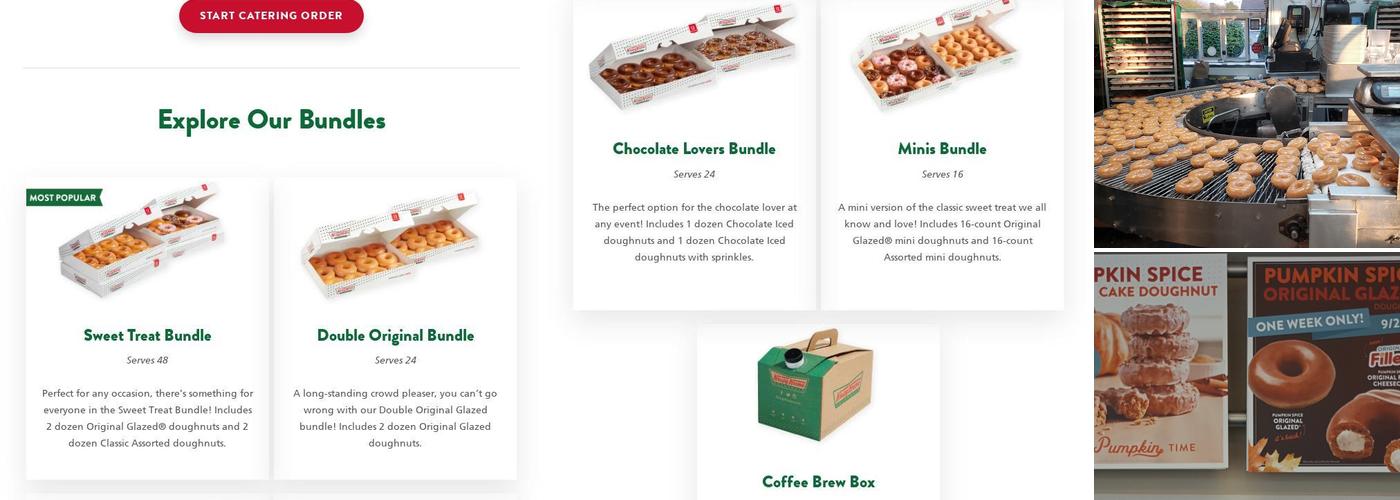 Krispy Kreme Menu