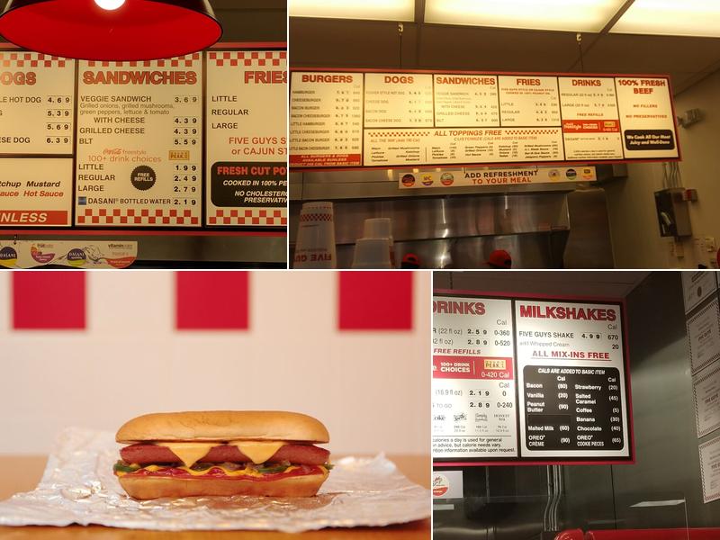 Five Guys Menu