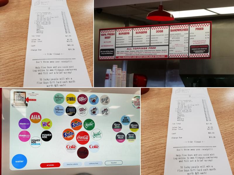 Five Guys Menu
