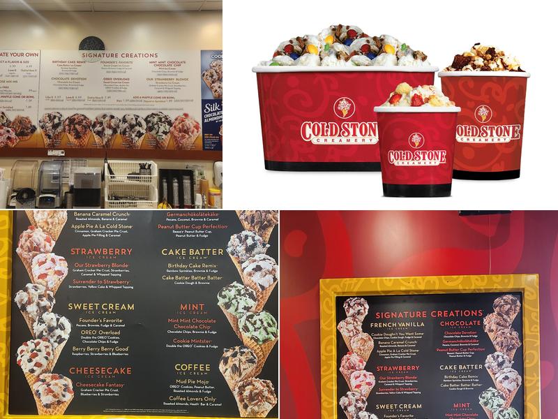 Cold Stone Creamery Menu