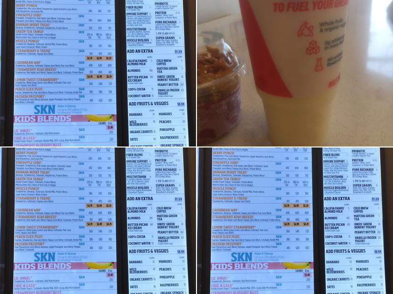 Smoothie King Menu