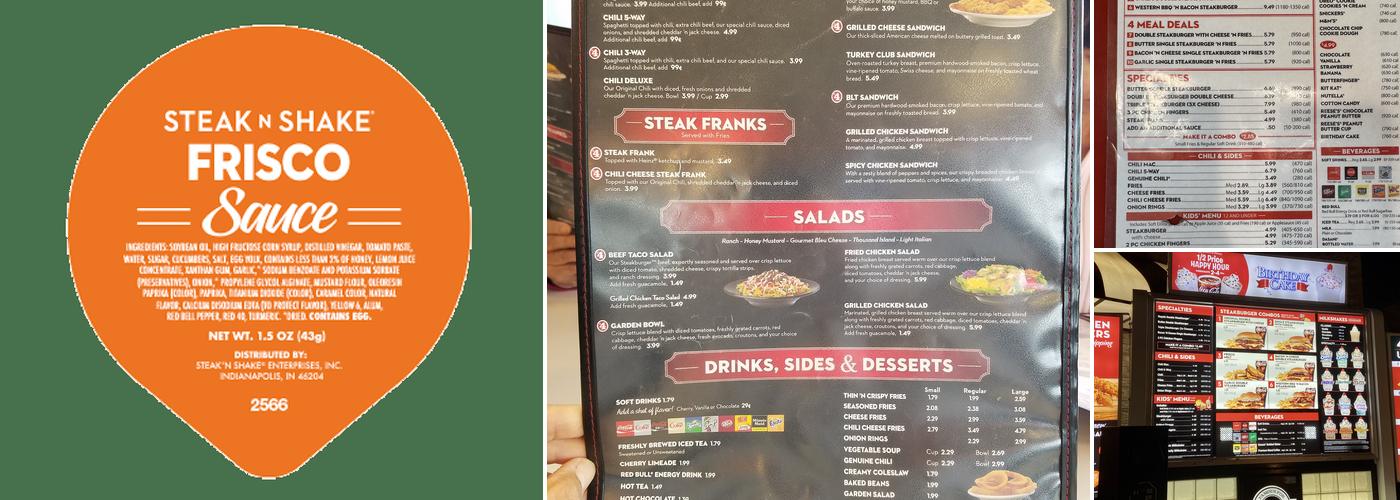 Steak 'n Shake Menu