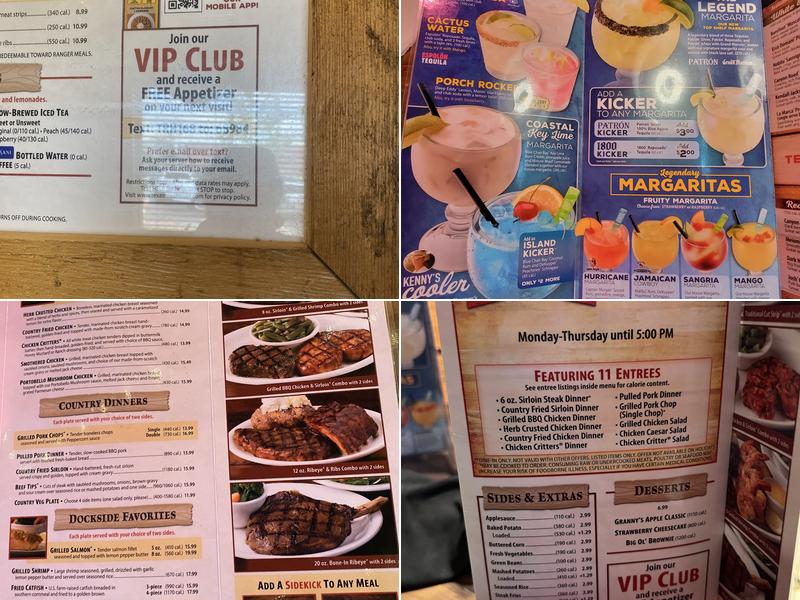Texas Roadhouse Menu