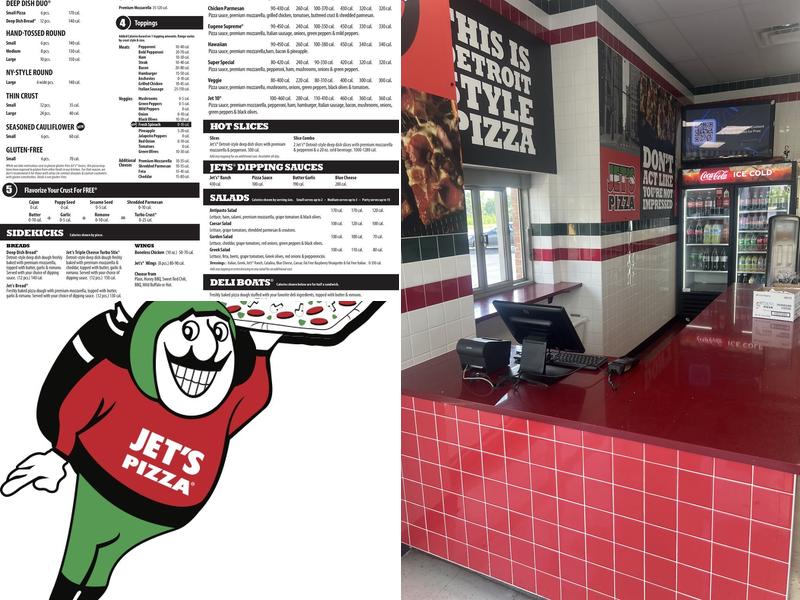 Jet's Pizza Menu