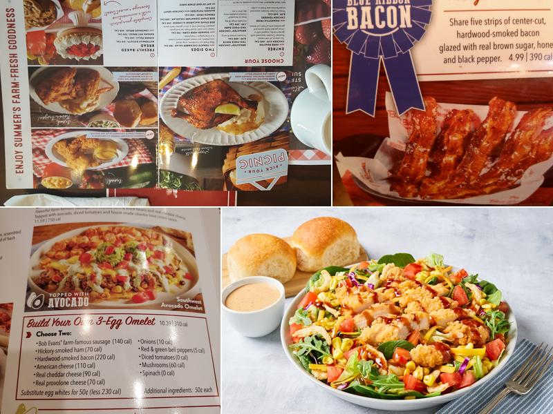 Bob Evans Menu