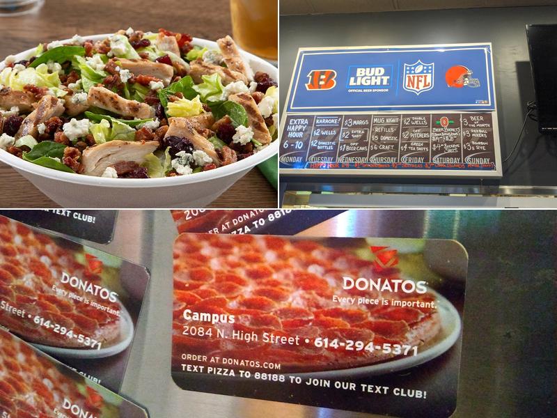 Donatos Pizza Menu