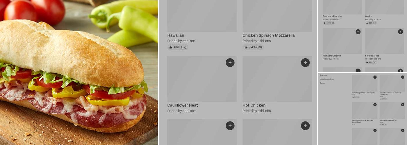 Donatos Pizza Menu
