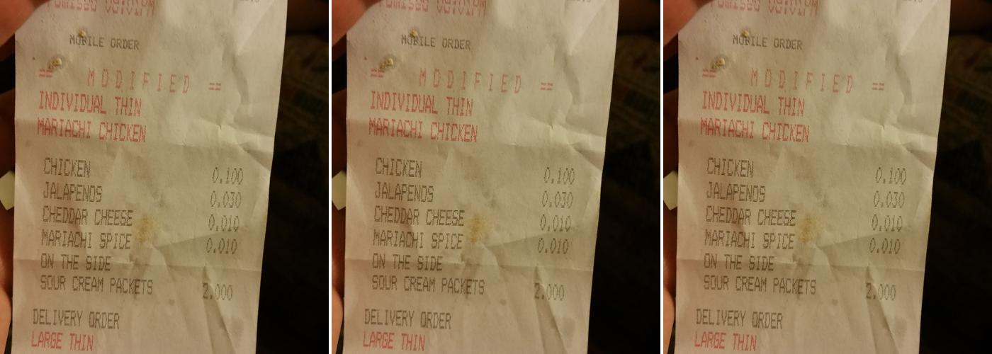 Donatos Pizza Menu