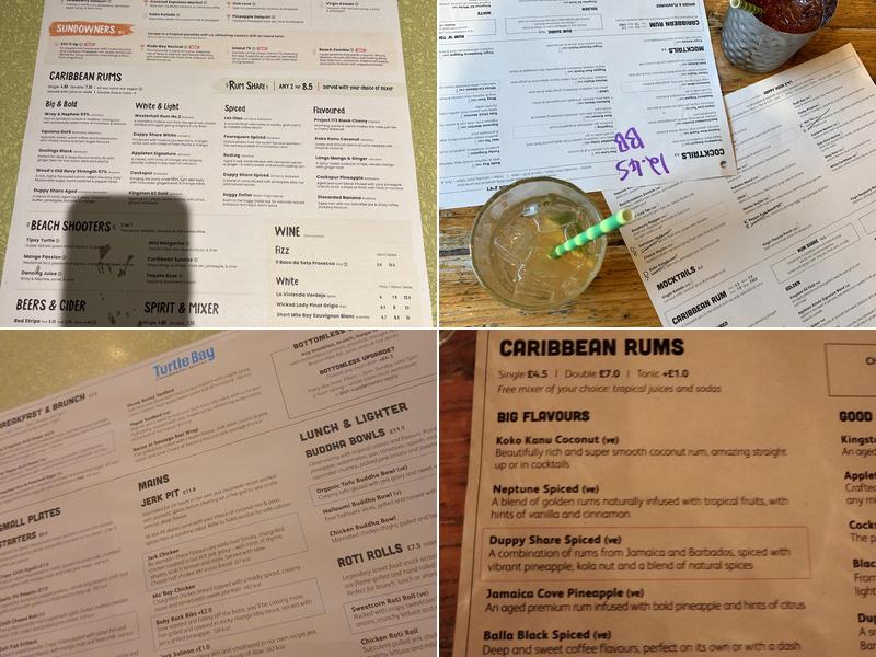 Turtle Bay Preston Menu