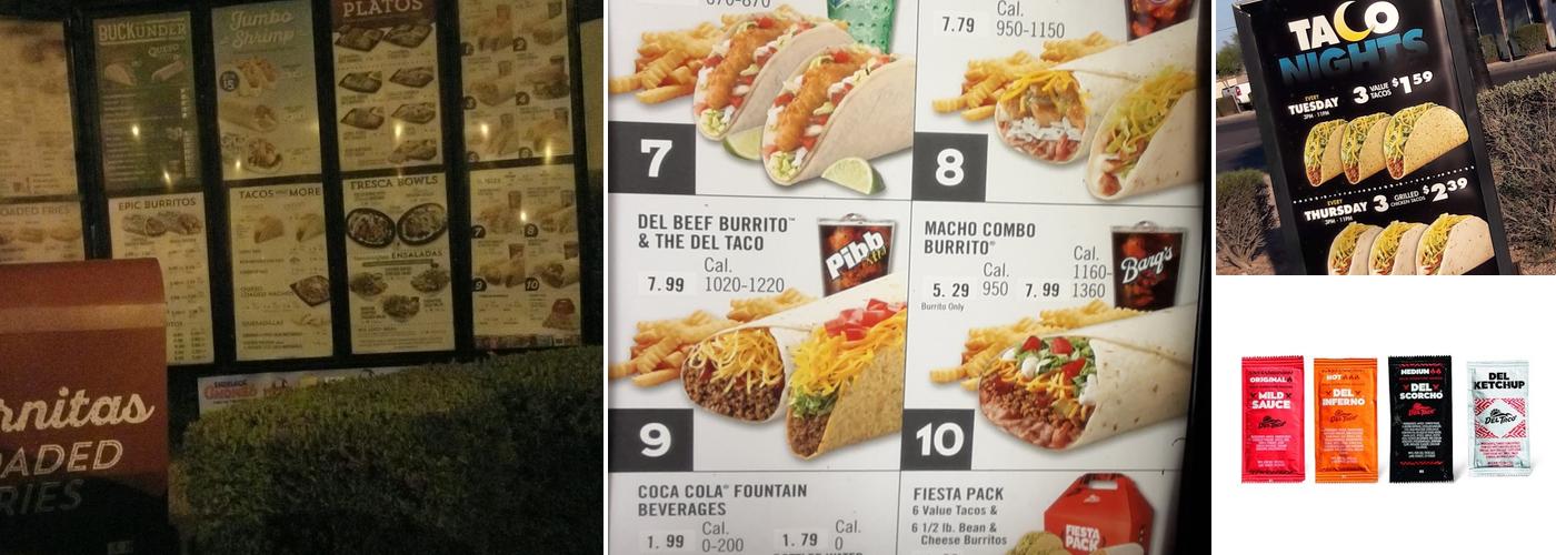 Del Taco Menu