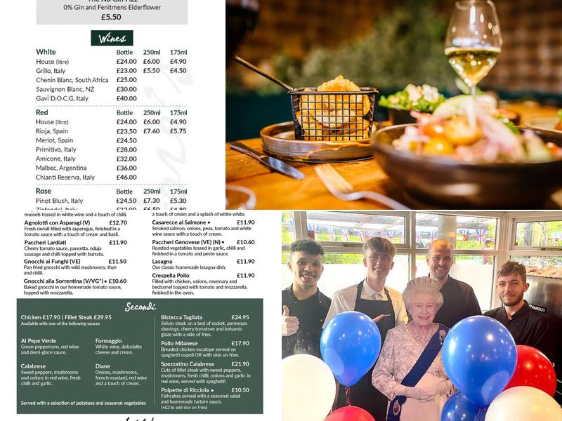 Salvatore's Penwortham Menu