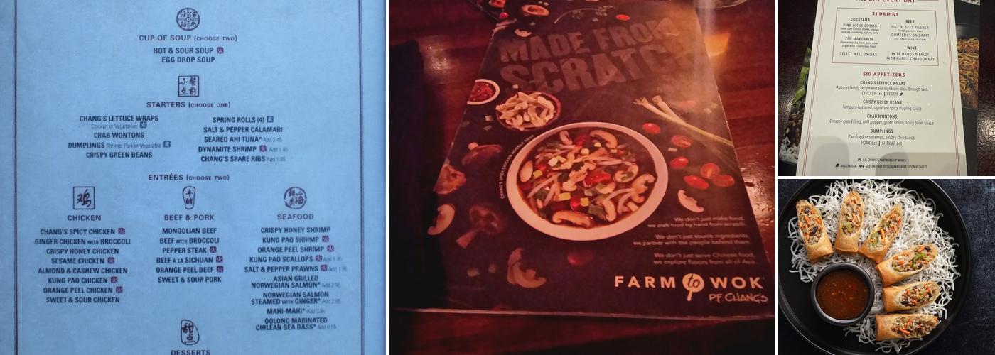 P.F. Chang's Menu