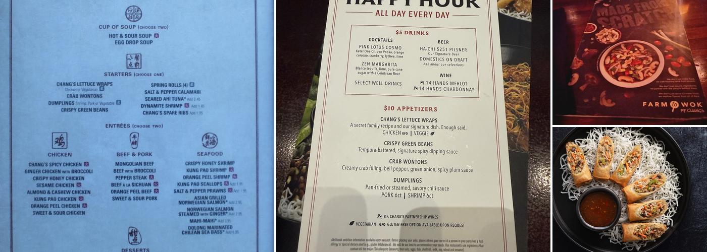 P.F. Chang's Menu