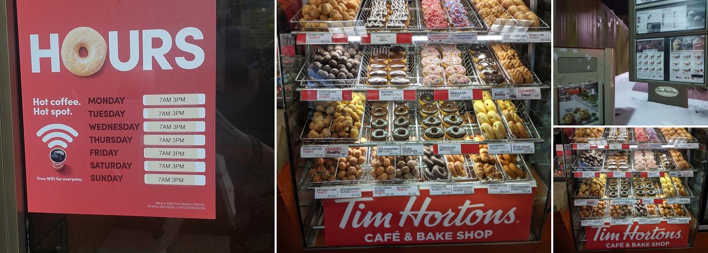Tim Hortons Menu