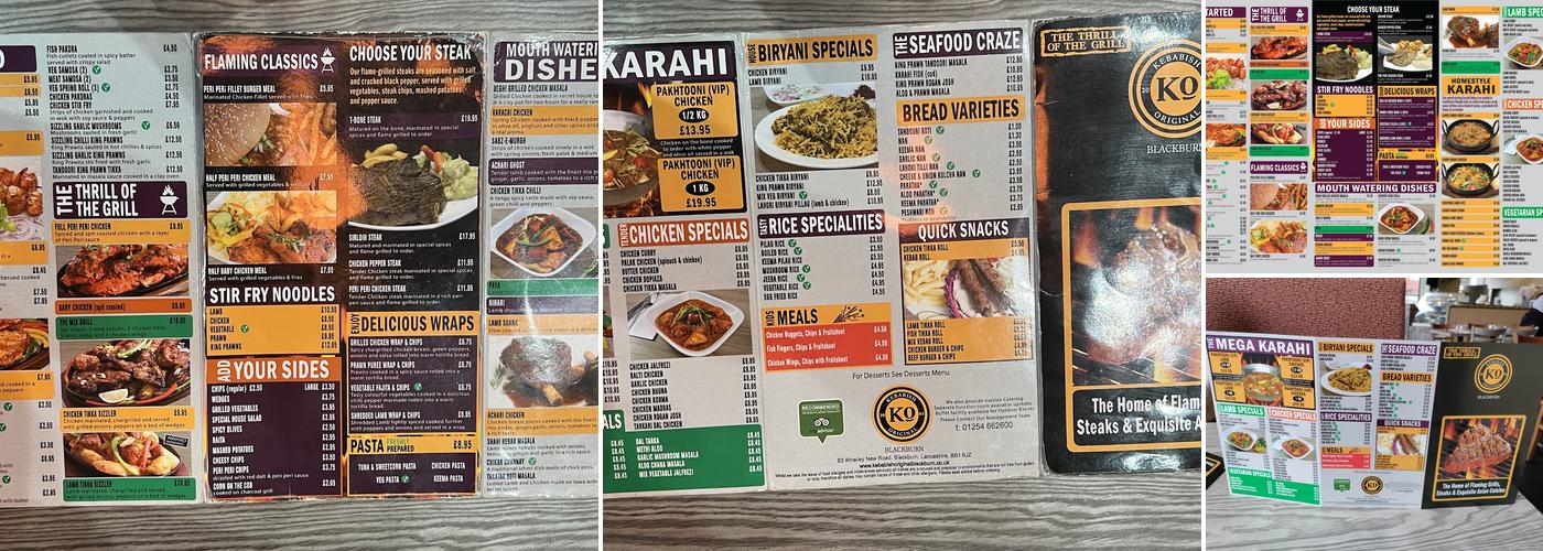 Kebabish Original Menu