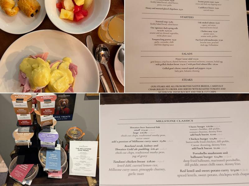 The Millstone, Mellor Menu