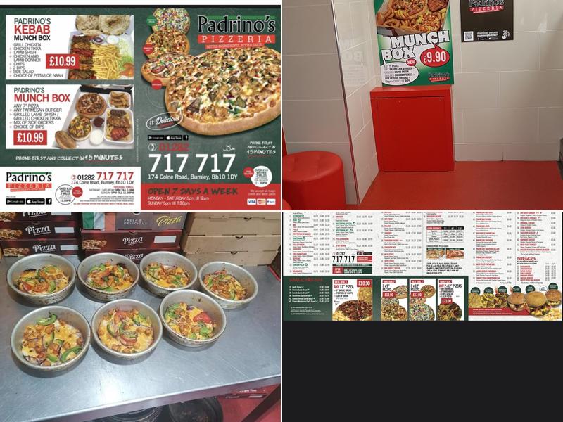 Padrinos Pizzeria Menu
