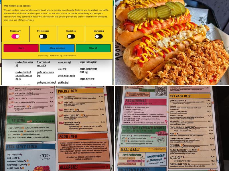 7Bone Burger Co. Bournemouth Menu