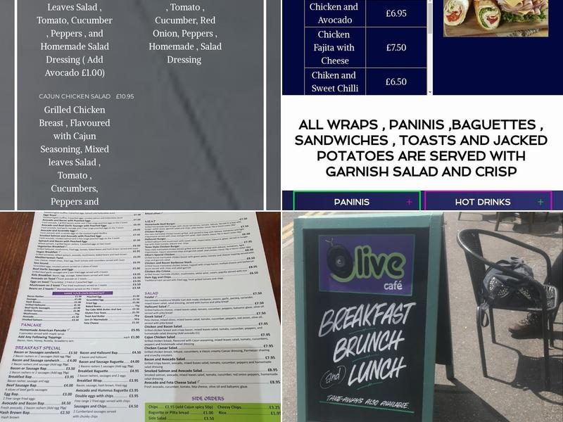 Olive Cafe Menu