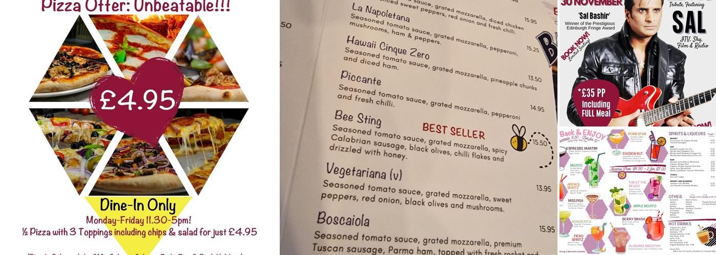 The Pizza Parlour Menu