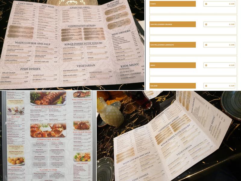 Turkish Kitchen Menu
