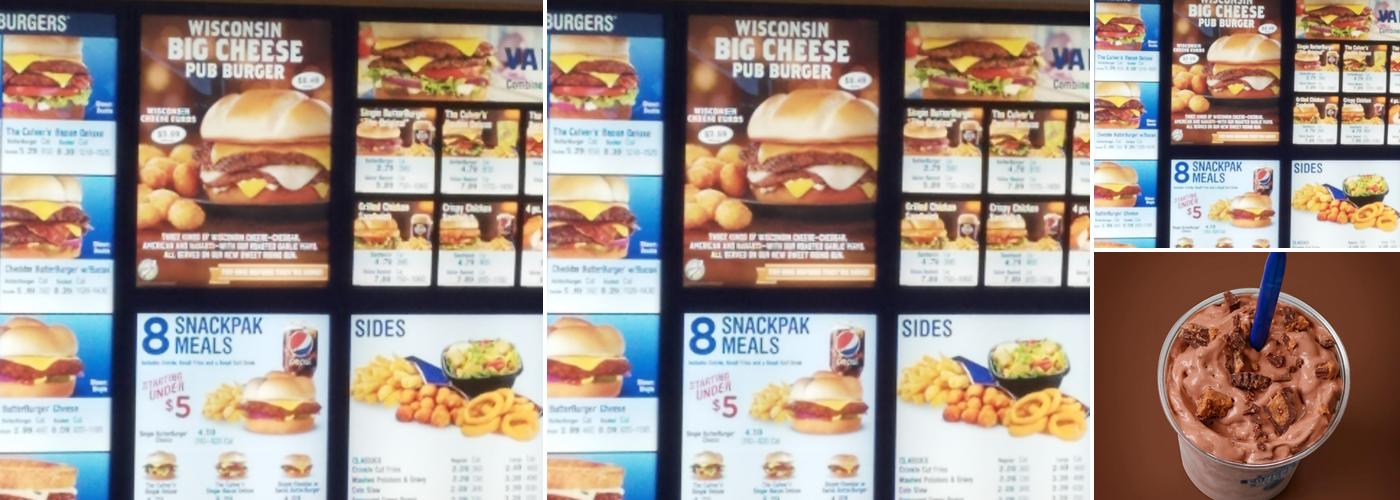 Culver’s Menu
