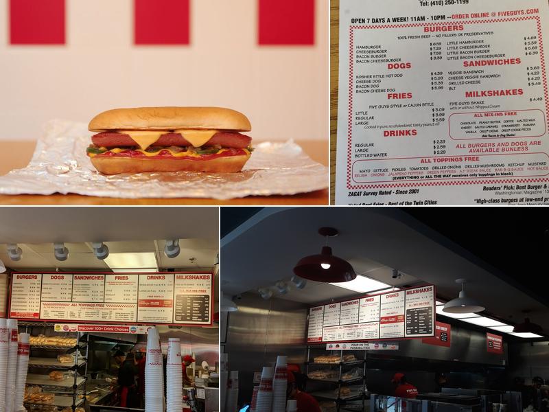 Five Guys Menu