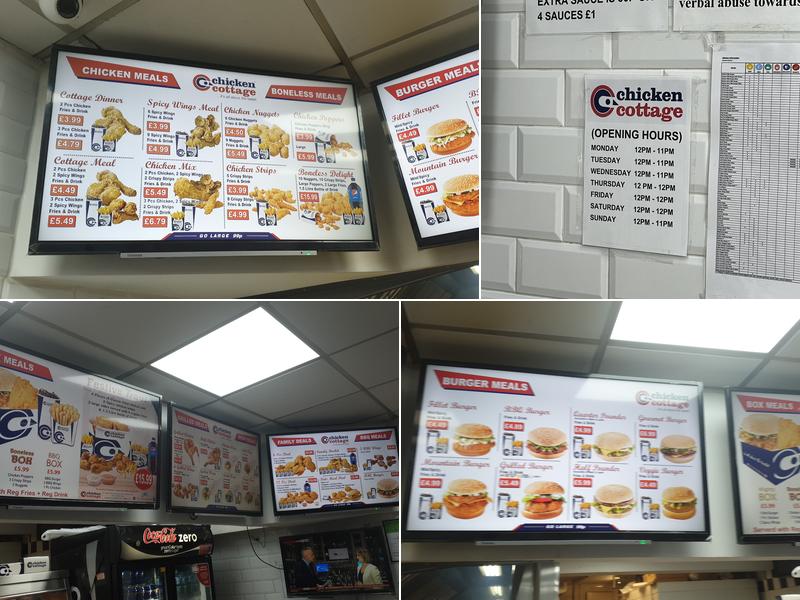 Chicken Cottage Menu