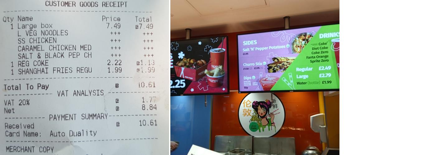 Chopstix Noodle Bar Menu