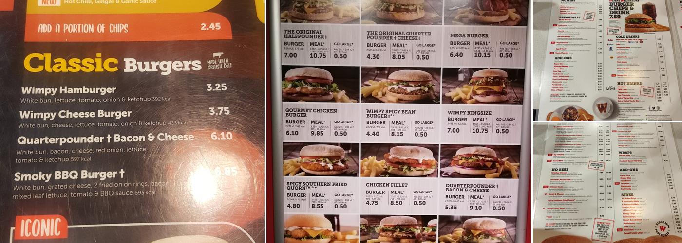 Wimpy Menu