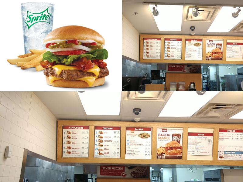 Wendy's Menu