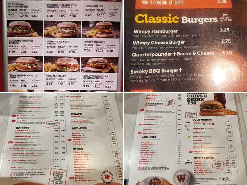 Wimpy Menu