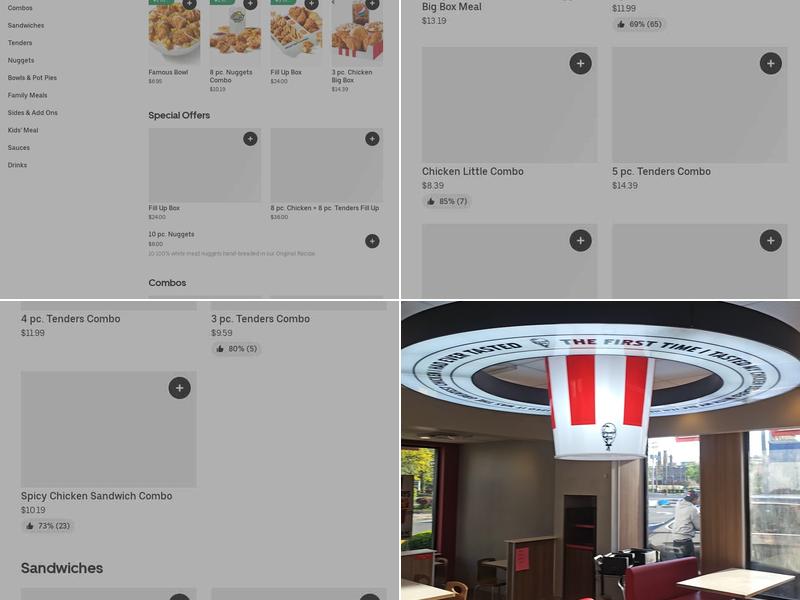 KFC Menu