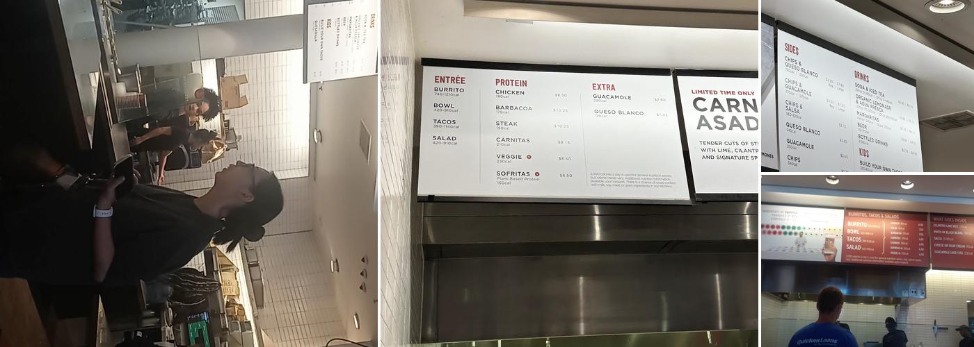 Chipotle Mexican Grill Menu