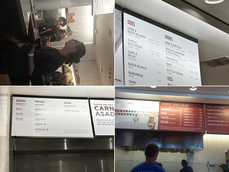 Chipotle Mexican Grill Menu
