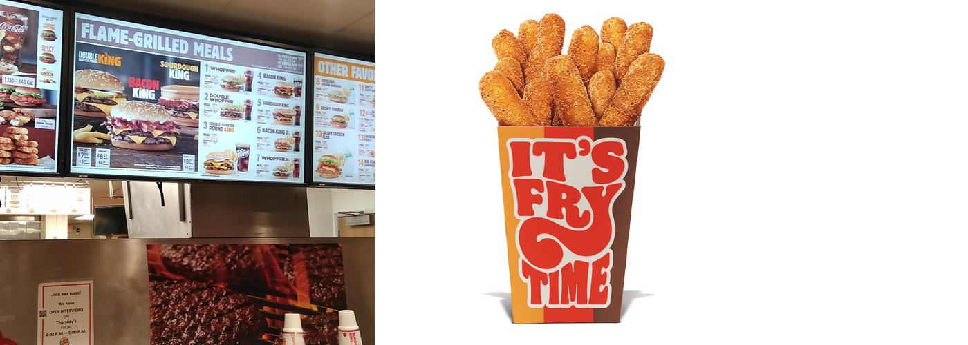 Burger King Menu