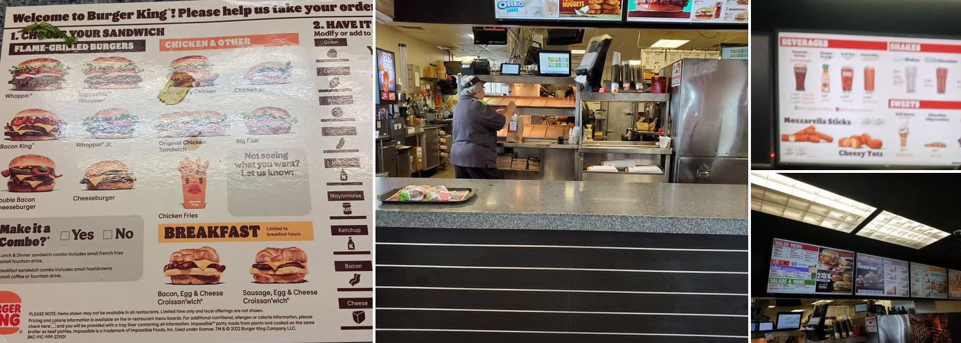 Burger King Menu