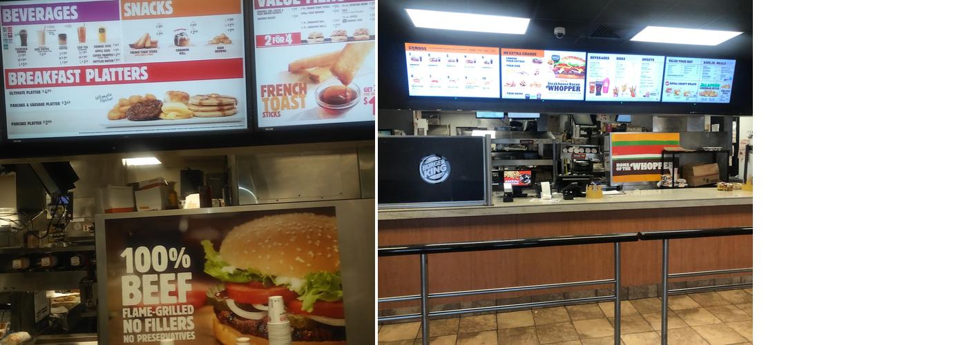 Burger King Menu