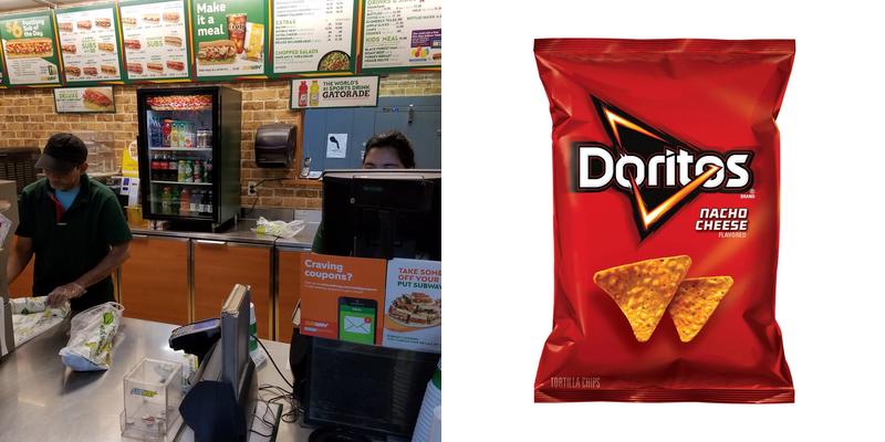 Subway Menu