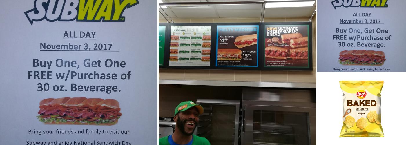 Subway Menu