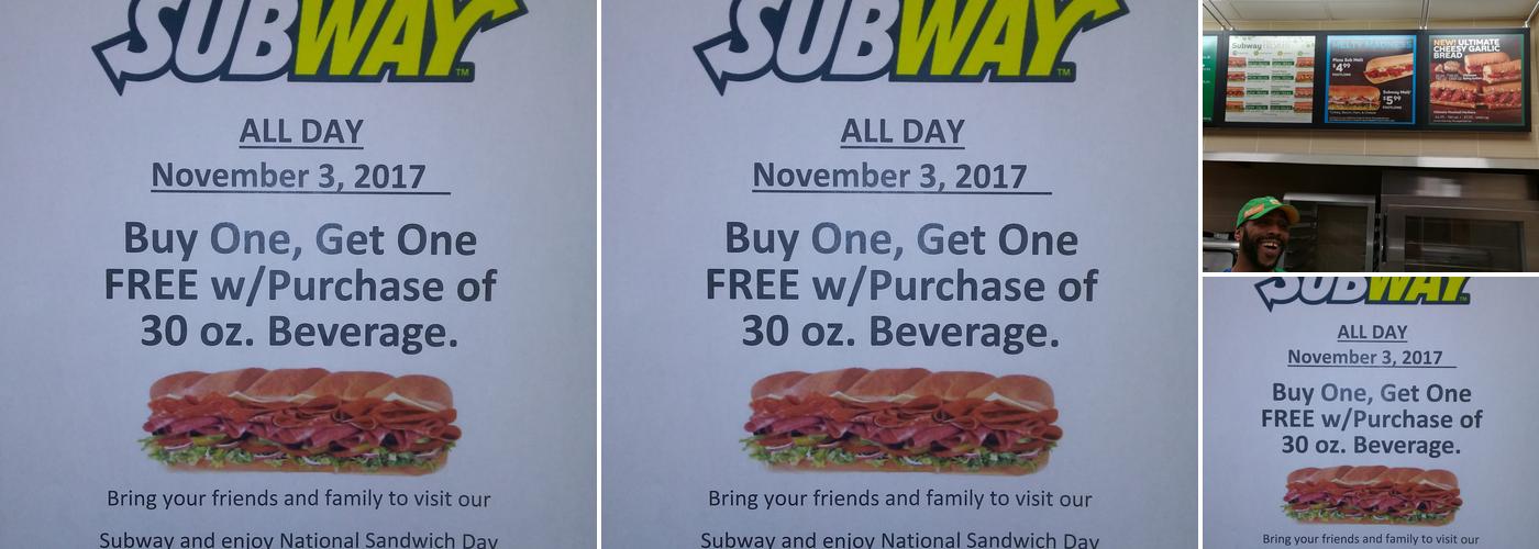 Subway Menu