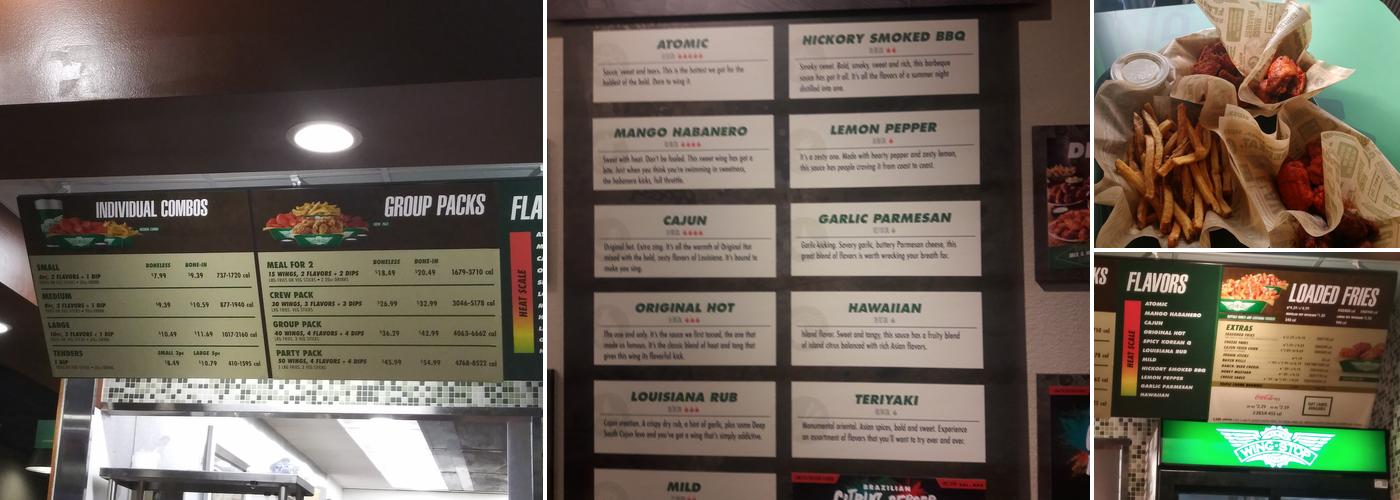 Wingstop Menu