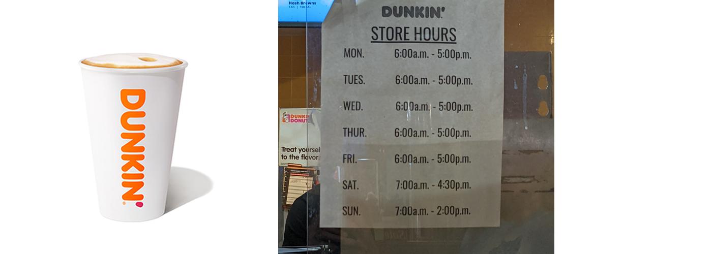 Dunkin' Menu