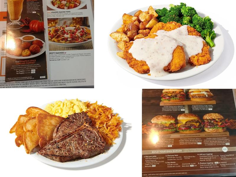 Denny's Restaurant Menu